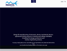 Tablet Screenshot of makro-tek.com